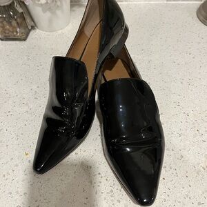 Calvin Klein Black Patent Leather Loafers